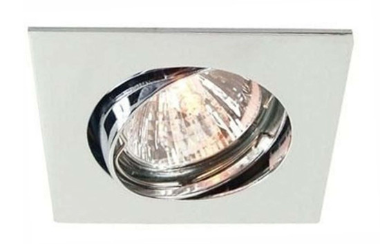 Deko-Light Deckeneinbauring, silber, Chrom, 12V, GU5.3 MR16, max. 50W 449211