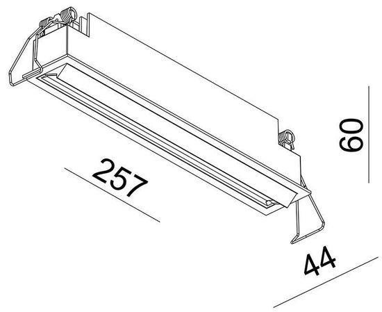 Deko-Light Deckeneinbauleuchte Ceti 10, Weiß, Warmweiß, 30° / 90°, 28-29V DC, 700mA 563007