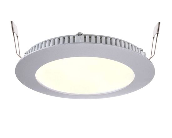 Deko-Light Deckeneinbauleuchte LED Panel 8, Perlhellgrau RAL 9022, Warmweiß, 115°, 17-18V DC, 350mA 565083