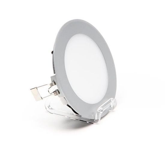 Deko-Light Deckeneinbauleuchte LED Panel 8, Perlhellgrau RAL 9022, Warmweiß, 115°, 17-18V DC, 350mA 565083