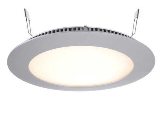 Deko-Light Deckeneinbauleuchte LED Panel 12, Perlhellgrau RAL 9022, Warmweiß, 115°, 23-24V DC, 350mA 565089