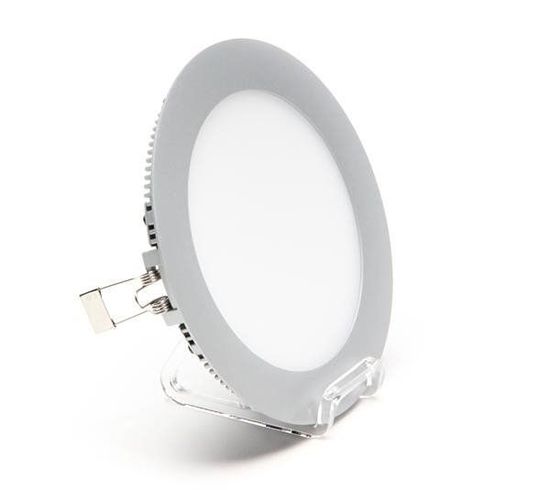 Deko-Light Deckeneinbauleuchte LED Panel 12, Perlhellgrau RAL 9022, Warmweiß, 115°, 23-24V DC, 350mA 565089