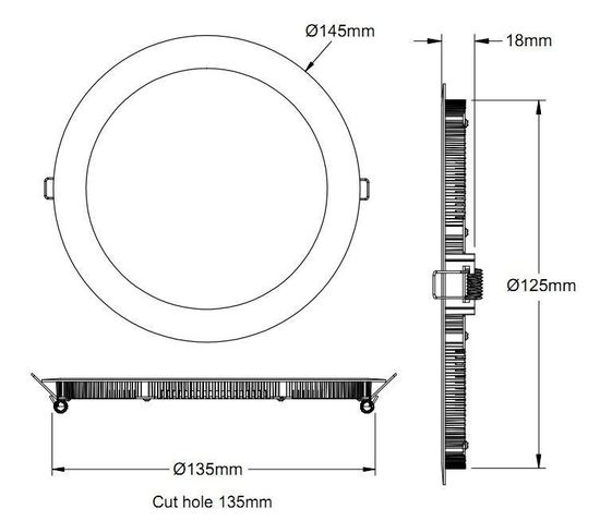 Deko-Light Deckeneinbauleuchte LED Panel 8, Signalweiß, Warmweiß + Kaltweiß, 115°, 24VDC 565102