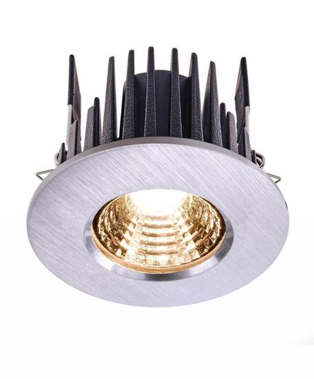 Deko-Light Deckeneinbauleuchte COB 68 IP65, Perlhellgrau RAL 9022, Neutralweiß, 45°, 17-18V DC, 350mA, IP65 565111