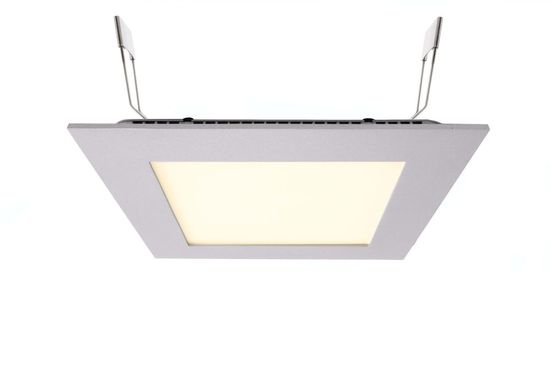 Deko-Light Deckeneinbauleuchte LED Panel Square 15, Perlhellgrau RAL 9022, Warmweiß, 110°, 36-37V DC, 350mA 565157