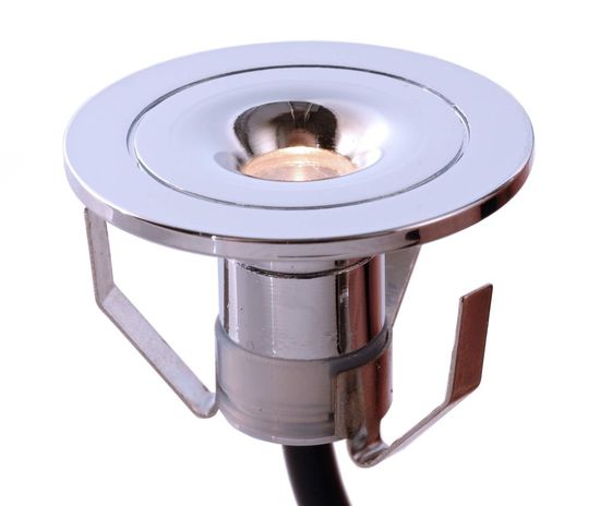 Deko-Light Deckeneinbauleuchte Punto Lumi, silber, Chrom, Warmweiß, 50°, 3,1-3,9V DC, 350mA, IP44 565173