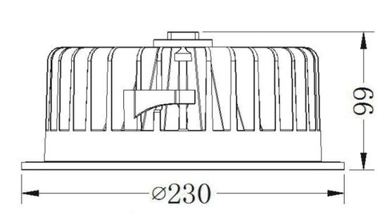 Deko-Light Deckeneinbauleuchte COB 210, Neutralweiß, 60°, 35V DC, 1050mA 565185