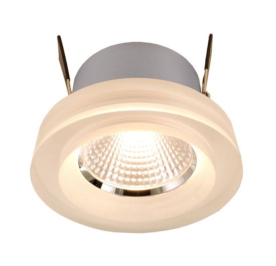 Deko-Light Deckeneinbauleuchte COB 68 Acryl, silber, Warmweiß, 30°, 18-20V, 350mA 565195
