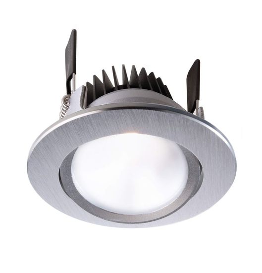 Deko-Light Deckeneinbauleuchte COB 68 CCT, silber, Warmweiß + Kaltweiß, 45°, 24VDC 565198