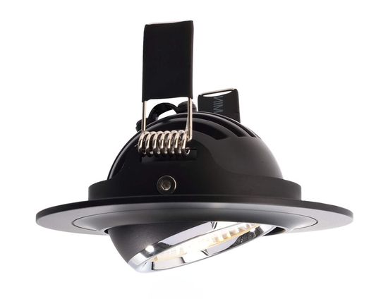Deko-Light Deckeneinbauleuchte Saturn, schwarz, Chrom, Warmweiß, 30°, 17-18V DC, 350mA 565201