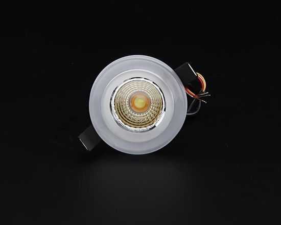 Deko-Light Deckeneinbauleuchte COB 68 Acryl, Silber, satiniert, Warmweiß + Kaltweiß, 45°, 24VDC 565247
