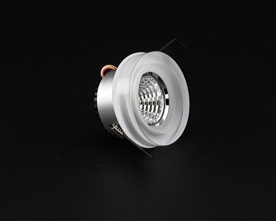 Deko-Light Deckeneinbauleuchte COB 68 Acryl, Silber, satiniert, Warmweiß + Kaltweiß, 45°, 24VDC 565247