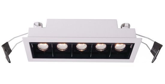 Deko-Light Deckeneinbauleuchte Ceti 5, weiß, matt, Warmweiß, 45°, 14-15V DC, 700mA 565250