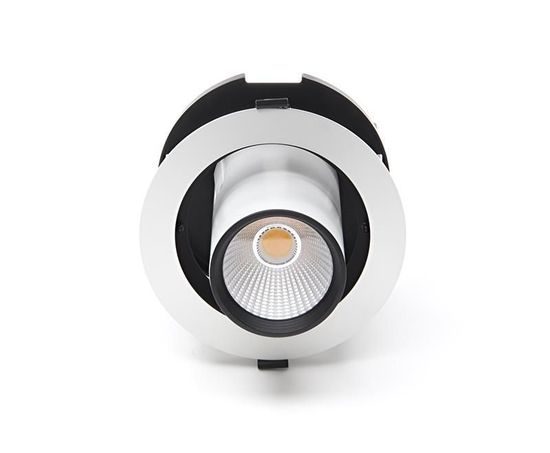 Deko-Light Deckeneinbauleuchte Luna 30, Reinweiß, mattiert, Warmweiß, 40° 565259