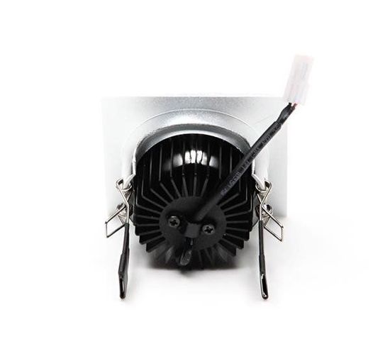 Deko-Light Deckeneinbauleuchte COB-68-350mA-4000K-eckig, silber, Neutralweiß, 45°, 16-17V DC, 350mA 565284