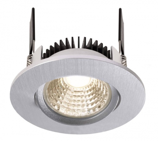 Deko-Light Deckeneinbauleuchte COB-68-24V-4000K-rund, silber, Neutralweiß, 45°, 24VDC 565301