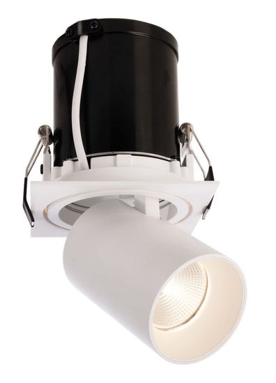Deko-Light Deckeneinbauleuchte Rigel Mini Square Single, weiß, matt, Warmweiß, 35°, 21-22V DC, 500mA, 11W 565312