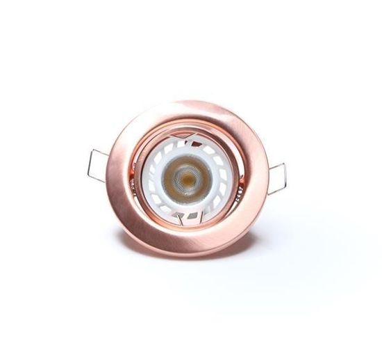 Deko-Light Deckeneinbauring, kupferfarben, 12V, GU5.3 MR16, max. 50W 686867