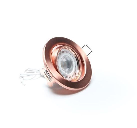 Deko-Light Deckeneinbauring, kupferfarben, 12V, GU5.3 MR16, max. 50W 686867