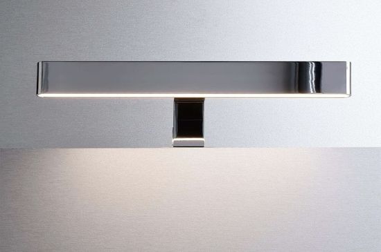 Deko-Light Möbelaufbauleuchte Spiegel Line I, Warmweiß, 12V DC, Alu, Silber, Chrom, IP44 687065