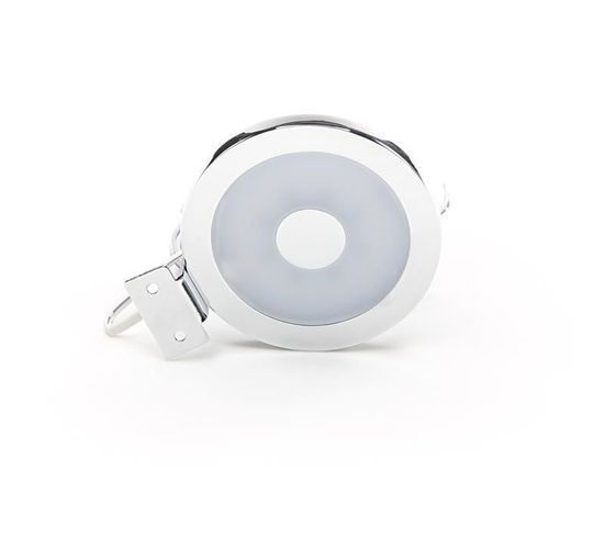 Deko-Light Möbelaufbauleuchte Spiegel Rund, Neutralweiß, 12V DC, Alu, Silber, Chrom, IP44 687130