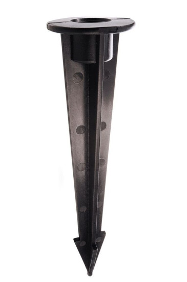 Deko-Light Erdspieß mit Gewindebuchse M5, 200x50mm, Schwarz, 200mm 700230