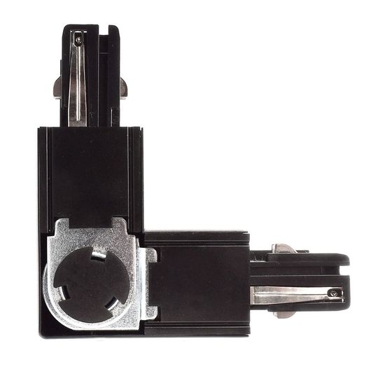 Deko-Light Schienensystem 3-Phasen 230V, D Line 90°-Verbinder links-rechts schwarz 710038