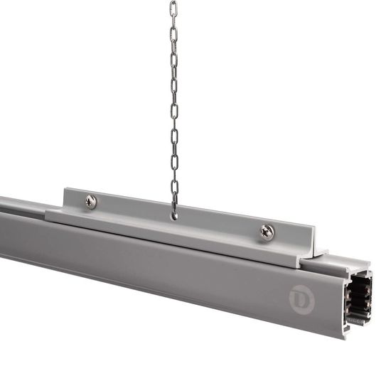 Deko-Light Schienensystem 3-Phasen 230V, D Line Abhängeverbindungswinkel grau 710058