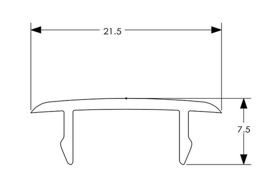 Deko-Light Schienensystem 3-Phasen 230V, D Line Abdeckblende Einbaustromschiene 710077