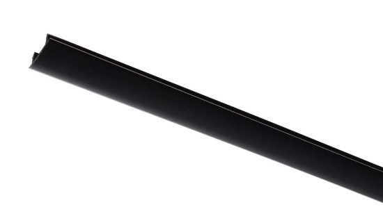 Deko-Light Schienensystem 3-Phasen 230V, D Line Abdeckblende Einbaustromschiene schwarz 710079
