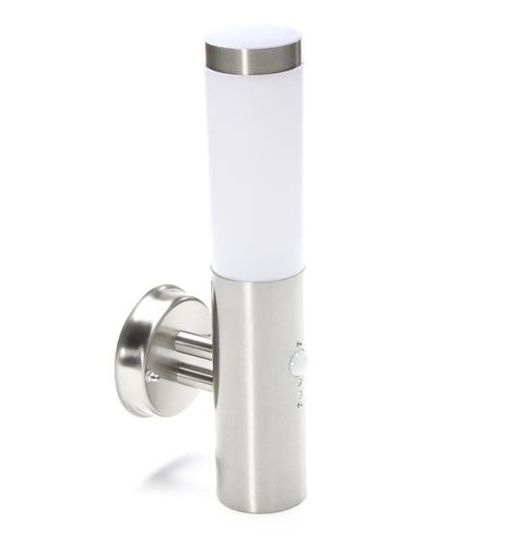 Deko-Light Wandaufbauleuchte Nova II, E27, max. 40W, Edelstahl, silber, IP44 730034