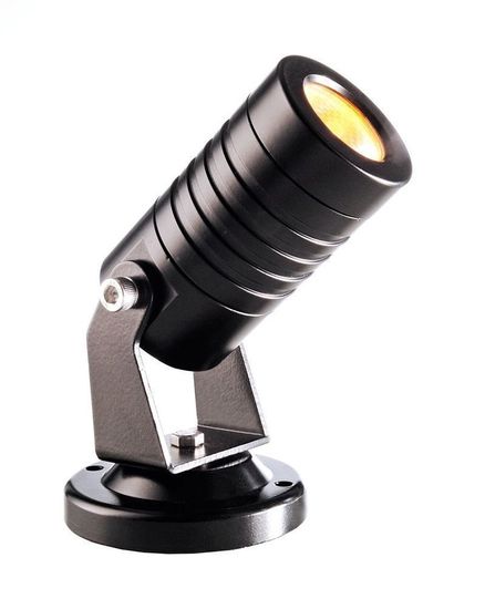 Deko-Light Boden- / Wand- / Deckenleuchte Mini I Amber, schwarz, 24V DC, IP65 730238