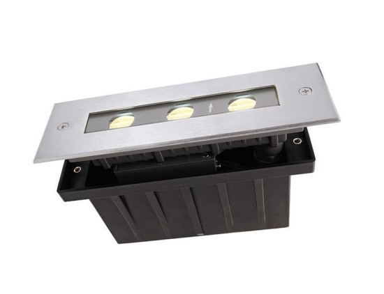 Deko-Light Bodeneinbauleuchte Line I WW, asymmetrisch, Warmweiß, IP67 730292