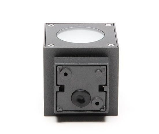 Deko-Light Wandaufbauleuchte Cubodo A, Warmweiß, anthrazit, IP54 730328