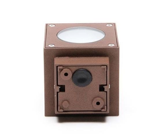 Deko-Light Wandaufbauleuchte Cubodo B, Warmweiß, braun, IP54 730329