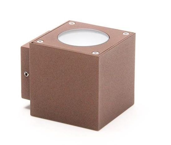 Deko-Light Wandaufbauleuchte Cubodo B, Warmweiß, braun, IP54 730329