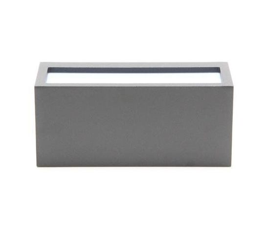 Deko-Light Wandaufbauleuchte Rilongo A, E27, max. 18W, Basaltgrau RAL 7012, IP54 730330
