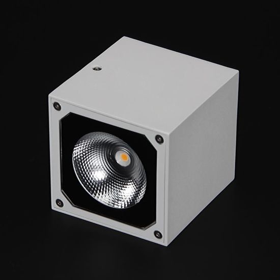 Deko-Light Wandaufbauleuchte Cubodo II Double W, Warmweiß, weiß, IP54 731020