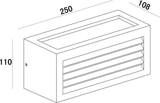 Deko-Light Wandaufbauleuchte Wall Line III, E27, max. 18W, Anthrazit, IP54 731060