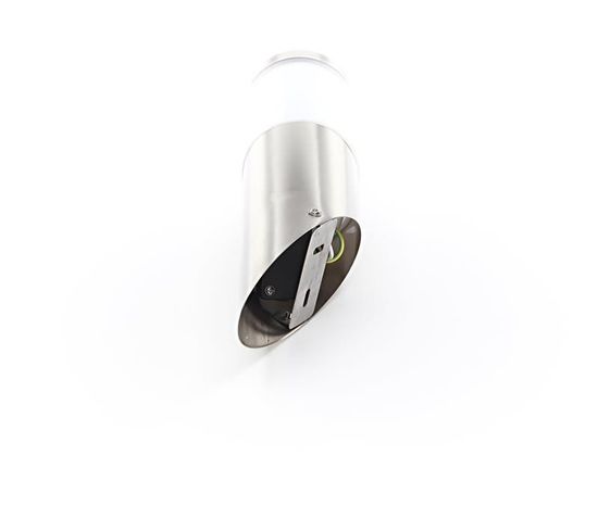 Deko-Light Wandaufbauleuchte Porrima I, GU10, max. 5W, Edelstahl, silber, IP44 731106