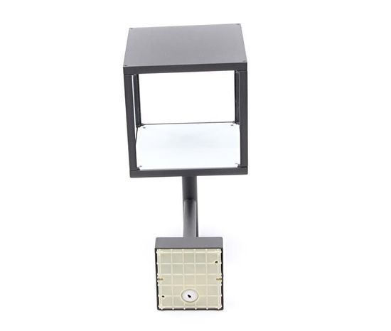 Deko-Light Wandaufbauleuchte Lacertae, Warmweiß, dunkelgrau, IP54 731112