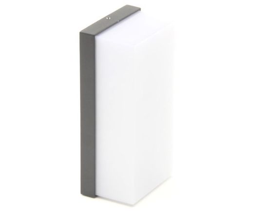 Deko-Light Wandaufbauleuchte Grumium eckig CCT, Warmweiß + Neutralweiß, Dunkelgrau, IP54 731126