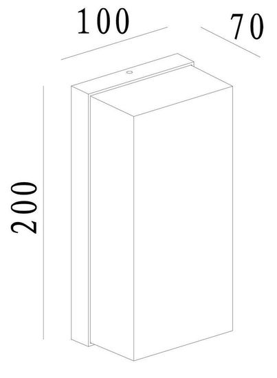 Deko-Light Wandaufbauleuchte Grumium eckig CCT, Warmweiß + Neutralweiß, Dunkelgrau, IP54 731126