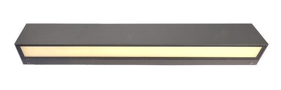Deko-Light Wandaufbauleuchte Linear II Double, Warmweiß, Dunkelgrau, IP65 731136