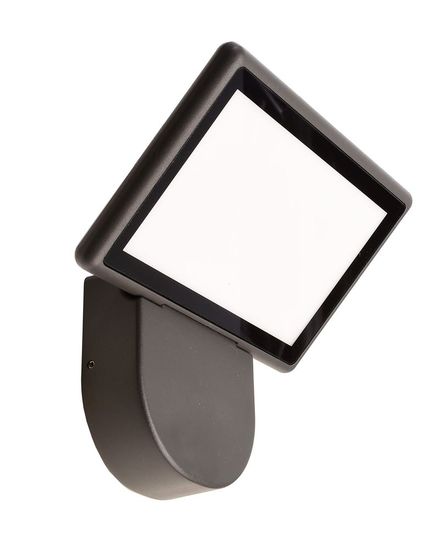 Deko-Light Wandaufbauleuchte Alkes S, Warmweiß, Dunkelgrau, IP65 731138