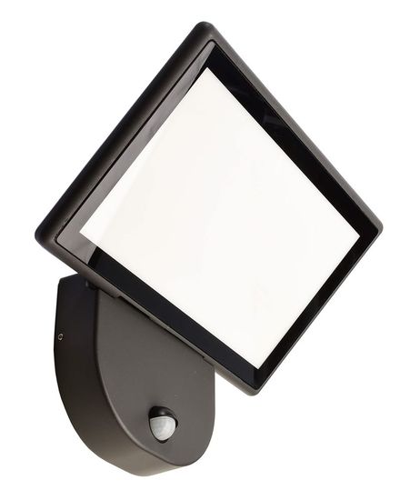 Deko-Light Wandaufbauleuchte Alkes L Motion, Warmweiß, Dunkelgrau, IP65 731141