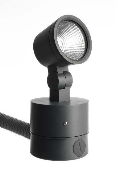 Deko-Light Boden- / Wand- / Deckenleuchte Colt 8W COB, Warmweißschwarzgrau, IP65 732108