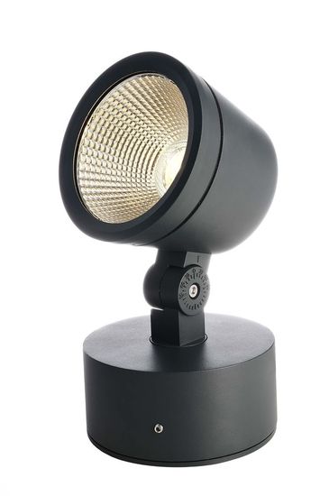Deko-Light Boden- / Wand- / Deckenleuchte Colt 15W COB, Warmweißschwarzgrau, IP65 732109
