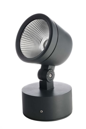 Deko-Light Boden- / Wand- / Deckenleuchte Colt 15W COB, Warmweißschwarzgrau, IP65 732109