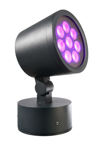 Deko-Light Boden- / Wand- / Deckenleuchte Colt 25W RGBW, RGB + Kaltweißschwarzgrau, 24V DC, IP65 732125
